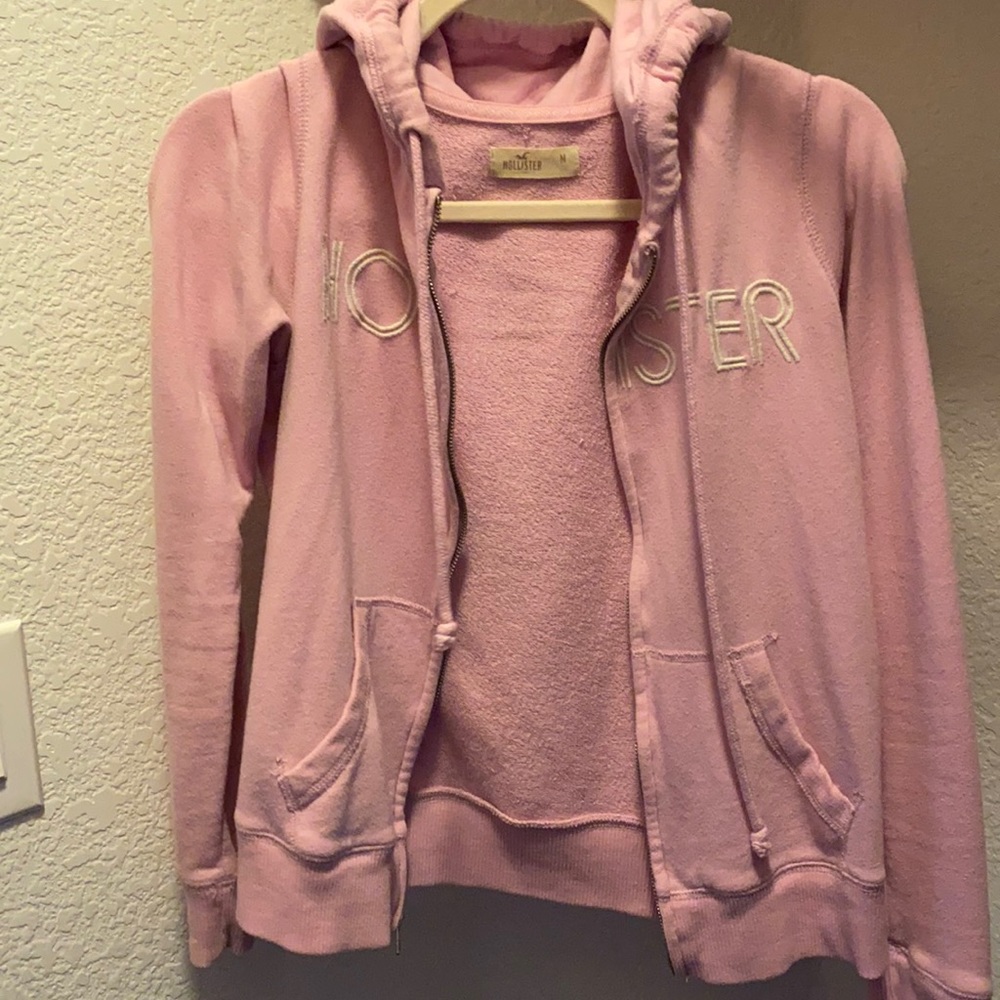 Baby pink zip up